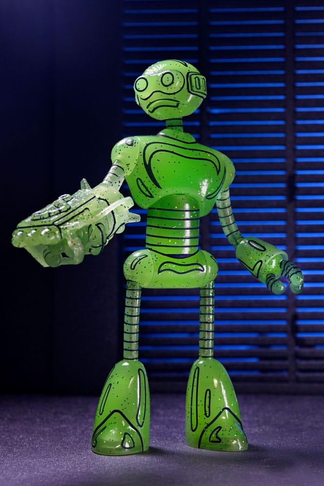 Teenage Mutant Ninja Turtles (Mirage Comics) Action Figure Transmat Fugitoid GID 18 cm - Damaged packaging
