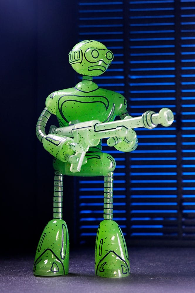 Teenage Mutant Ninja Turtles (Mirage Comics) Action Figure Transmat Fugitoid GID 18 cm - Damaged packaging
