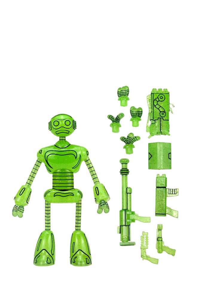 Teenage Mutant Ninja Turtles (Mirage Comics) Action Figure Transmat Fugitoid GID 18 cm - Damaged packaging