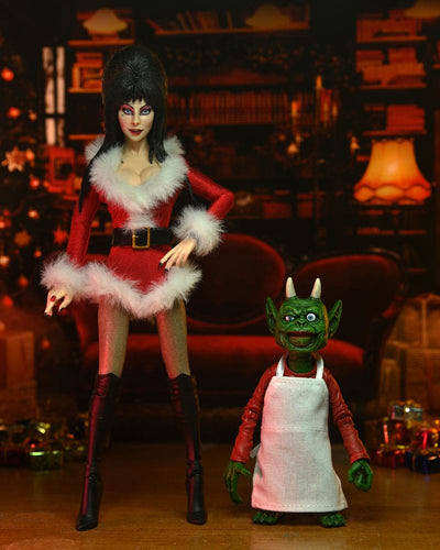 Elvira, Mistress of the Dark Clothed Action Figure Very Scary Xmas Elvira 20 cm