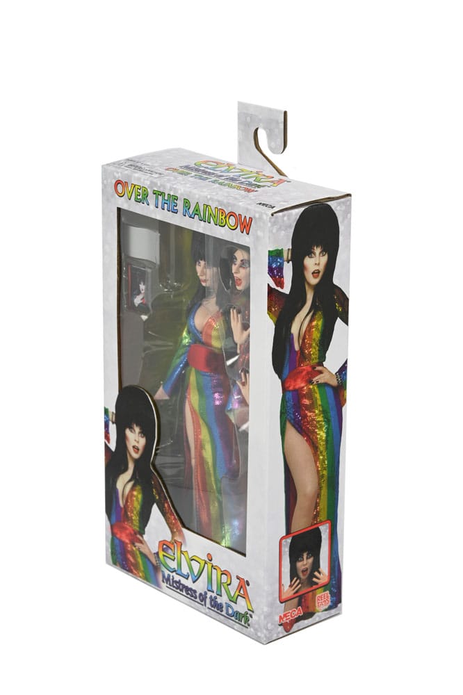 Elvira, Mistress of the Dark Clothed Action Figure Over the Rainbow Elvira 20 cm