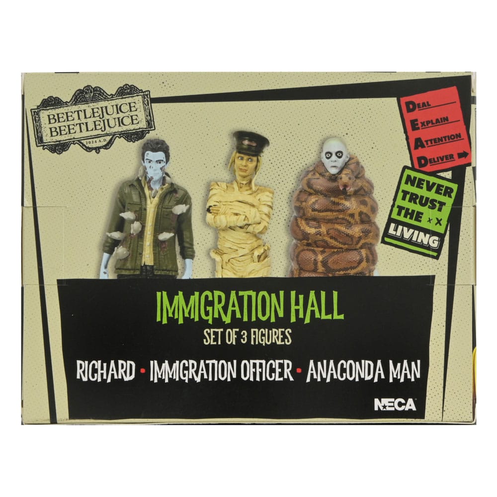 Beetlejuice Beetlejuice Figure 3-Pack Immigration Hall 1 10 cm