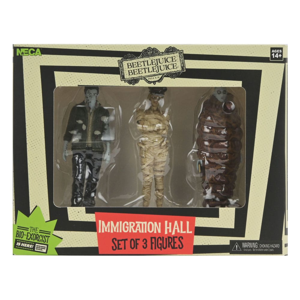 Beetlejuice Beetlejuice Figure 3-Pack Immigration Hall 1 10 cm