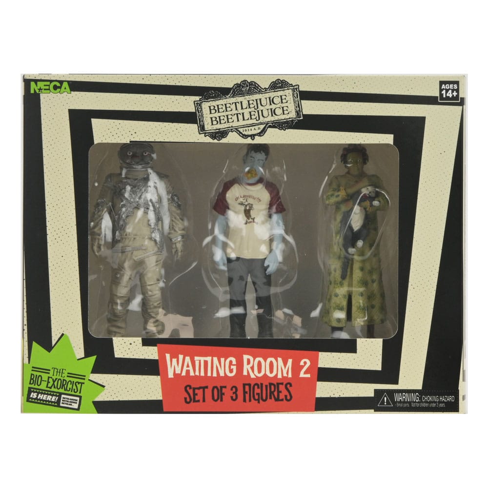 Beetlejuice Beetlejuice Figure 3-Pack Waiting Room 2 10 cm