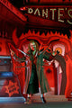 Beetlejuice (1988) Diorama Trenchcoat with Spikes Inferno Room Deluxe Set  - Damaged packaging