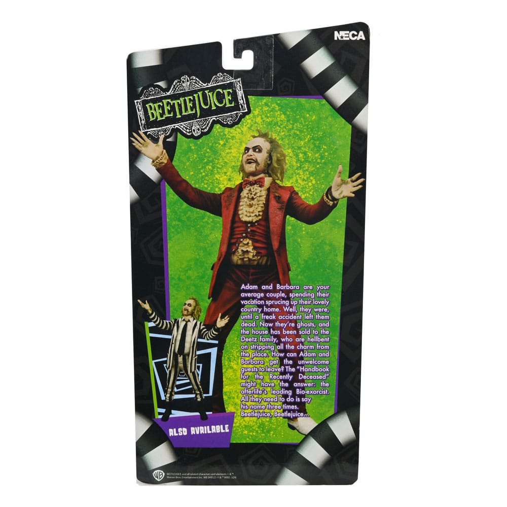 Beetlejuice 1988 Action Figure Beetlejuice Red Tuxedo 18 cm