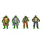 Teenage Mutant Ninja Turtles Action Figure 4 Pack Gangster Turtles 18 cm