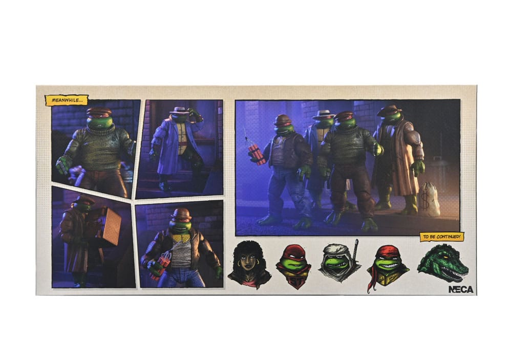 Teenage Mutant Ninja Turtles Action Figure 4 Pack Gangster Turtles 18 cm