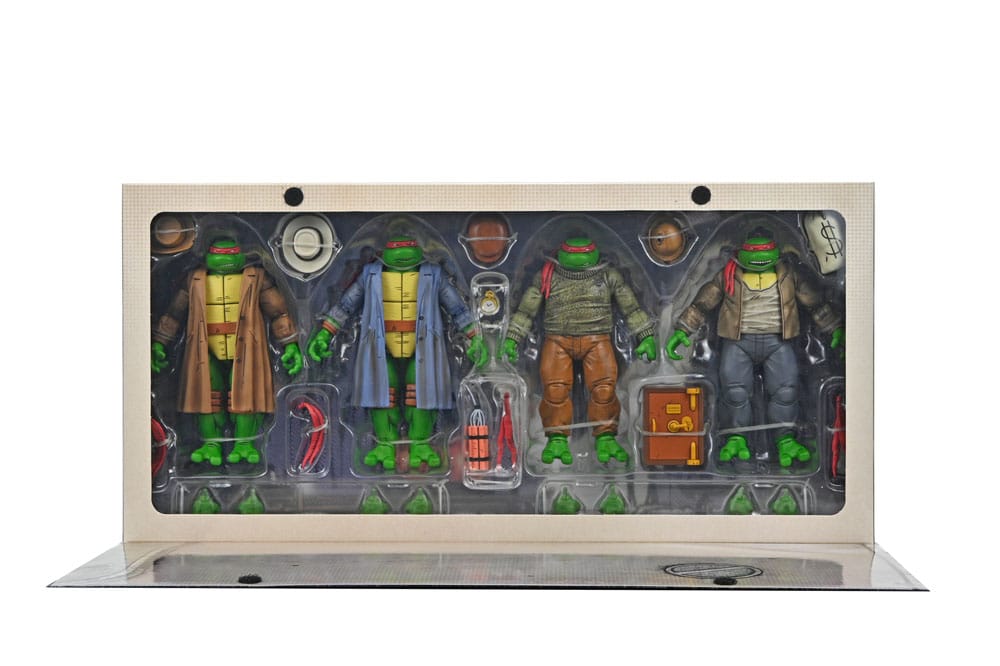 Teenage Mutant Ninja Turtles Action Figure 4 Pack Gangster Turtles 18 cm