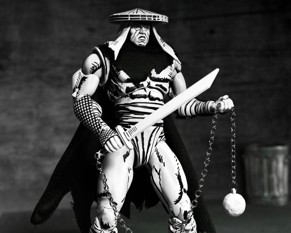 Teenage Mutant Ninja Turtles Action Figure Foot Assassin Black and White 18 cm