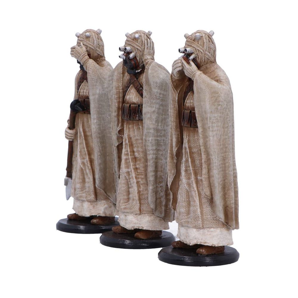 Original Stormtrooper Statue Three Wise Tusken Raiders 14 cm