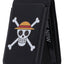 One Piece Card Holder Luffy Jolly Roger Black 10 cm