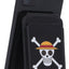 One Piece Card Holder Luffy Jolly Roger Black 10 cm