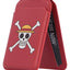One Piece Card Holder Luffy Jolly Roger (Red) 10 cm