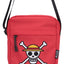 One Piece Crossbody Bag Luffy Jolly Roger (Red) 23 cm