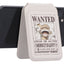 One Piece Card Holder Luffy Wanted Poster 10 cm
