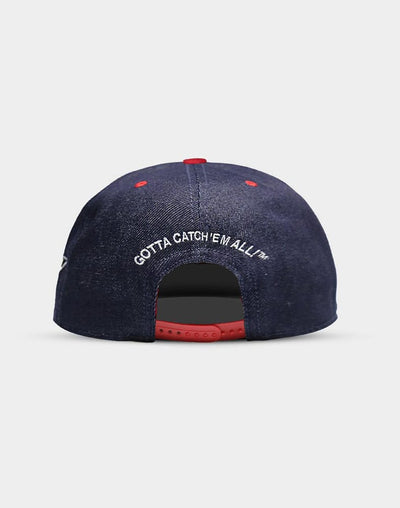 Pokémon Denim Snapback Cap Logo