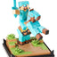 Minecraft Figure Diorama Diamond Armor Steve and Horse 18 cm