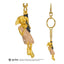 Harry Potter Metal Keychain Dobby gold-coloured 11 cm