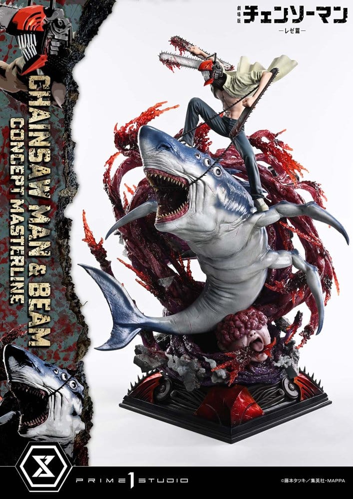 Chainsaw Man Concept Masterline Series Statue 1/6 Chainsaw Man & Beam 73 cm