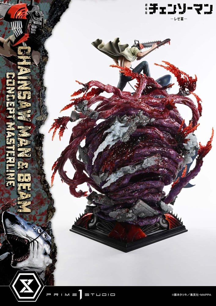 Chainsaw Man Concept Masterline Series Statue 1/6 Chainsaw Man & Beam 73 cm