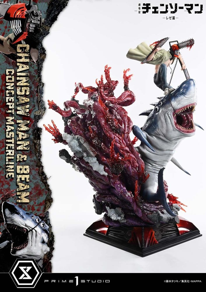 Chainsaw Man Concept Masterline Series Statue 1/6 Chainsaw Man & Beam 73 cm