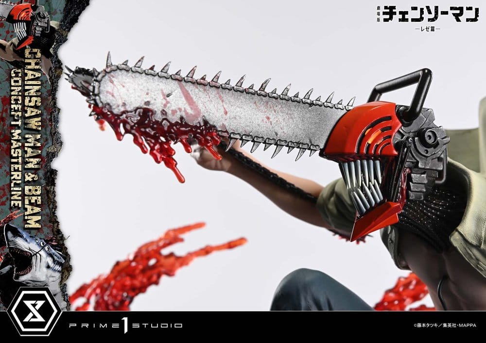 Chainsaw Man Concept Masterline Series Statue 1/6 Chainsaw Man & Beam 73 cm