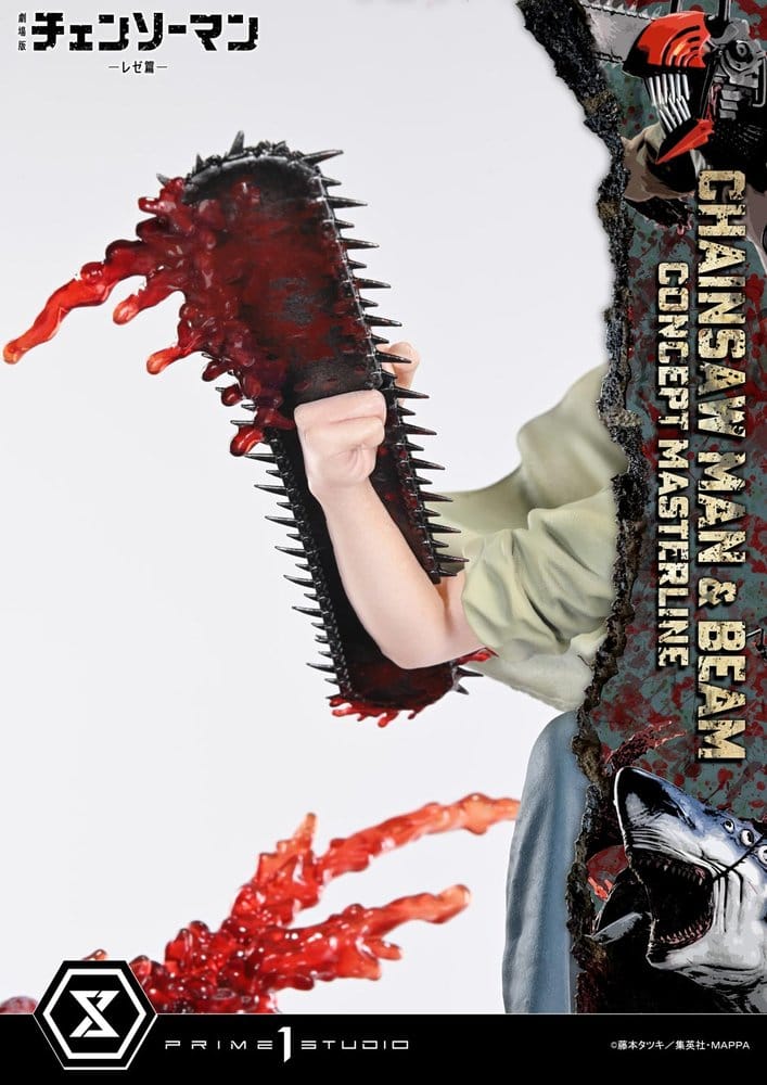 Chainsaw Man Concept Masterline Series Statue 1/6 Chainsaw Man & Beam 73 cm