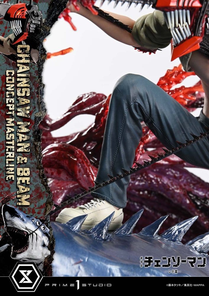 Chainsaw Man Concept Masterline Series Statue 1/6 Chainsaw Man & Beam 73 cm