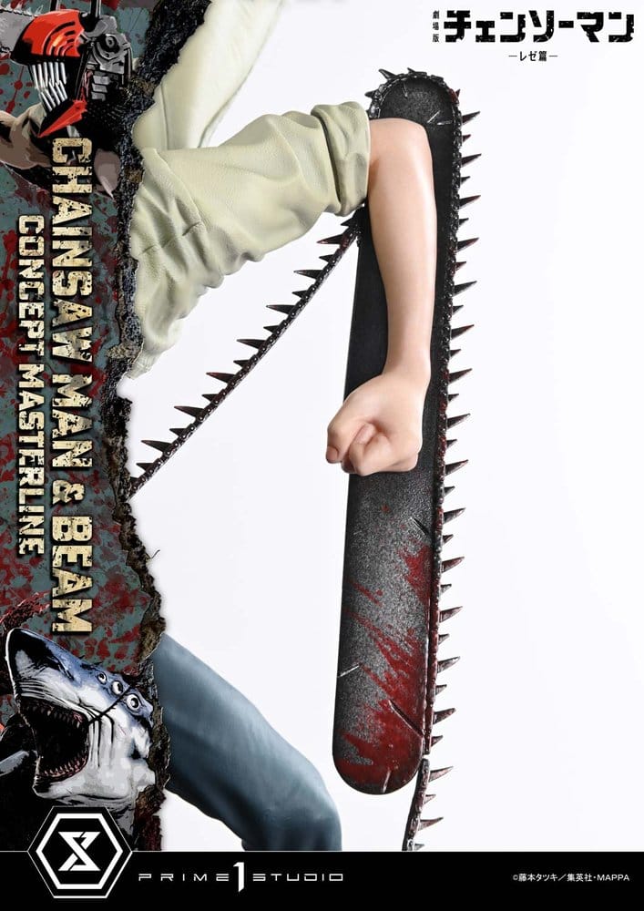Chainsaw Man Concept Masterline Series Statue 1/6 Chainsaw Man & Beam Bonus Version 73 cm