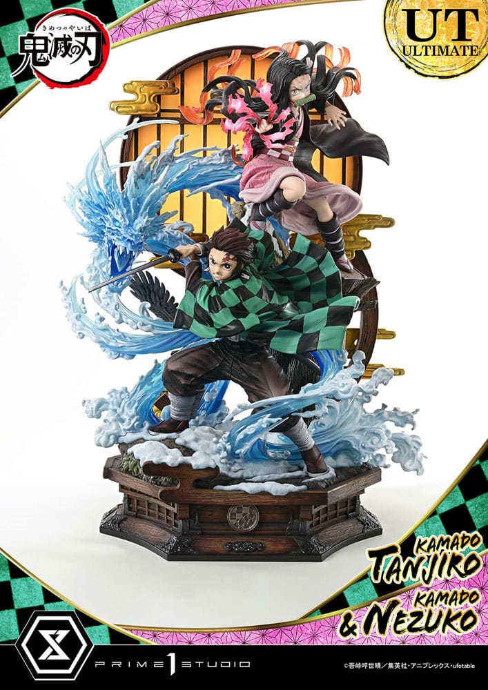 Demon Slayer: Kimetsu no Yaiba Concept Masterline Series Statue 1/6 Nezuko &amp; Tanjiro Ultimate Ver. 56 cm