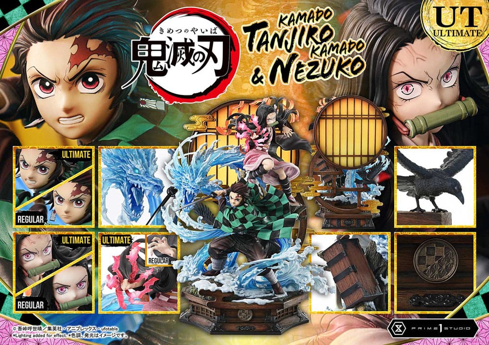 Demon Slayer: Kimetsu no Yaiba Concept Masterline Series Statue 1/6 Nezuko &amp; Tanjiro Ultimate Ver. 56 cm
