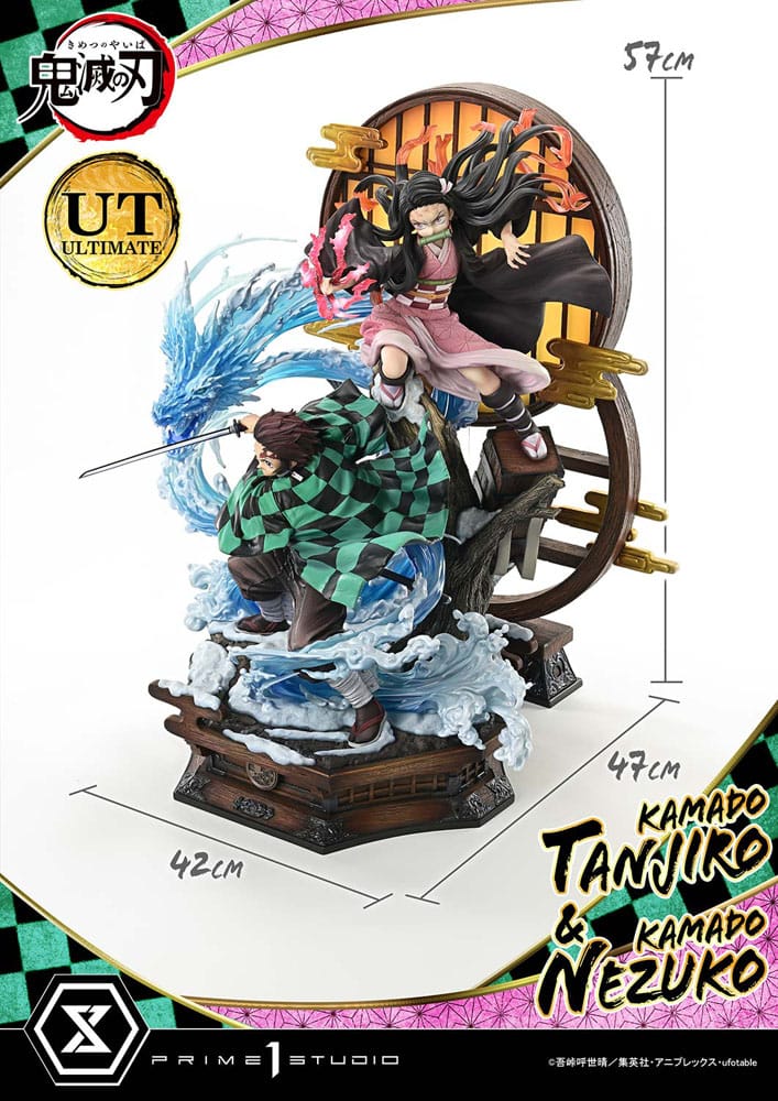 Demon Slayer: Kimetsu no Yaiba Concept Masterline Series Statue 1/6 Nezuko &amp; Tanjiro Ultimate Ver. 56 cm