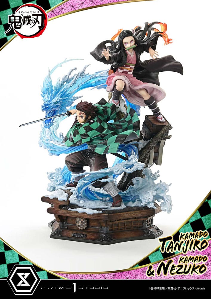Demon Slayer: Kimetsu no Yaiba Concept Masterline Series Statue 1/6 Nezuko &amp; Tanjiro Ultimate Ver. 56 cm