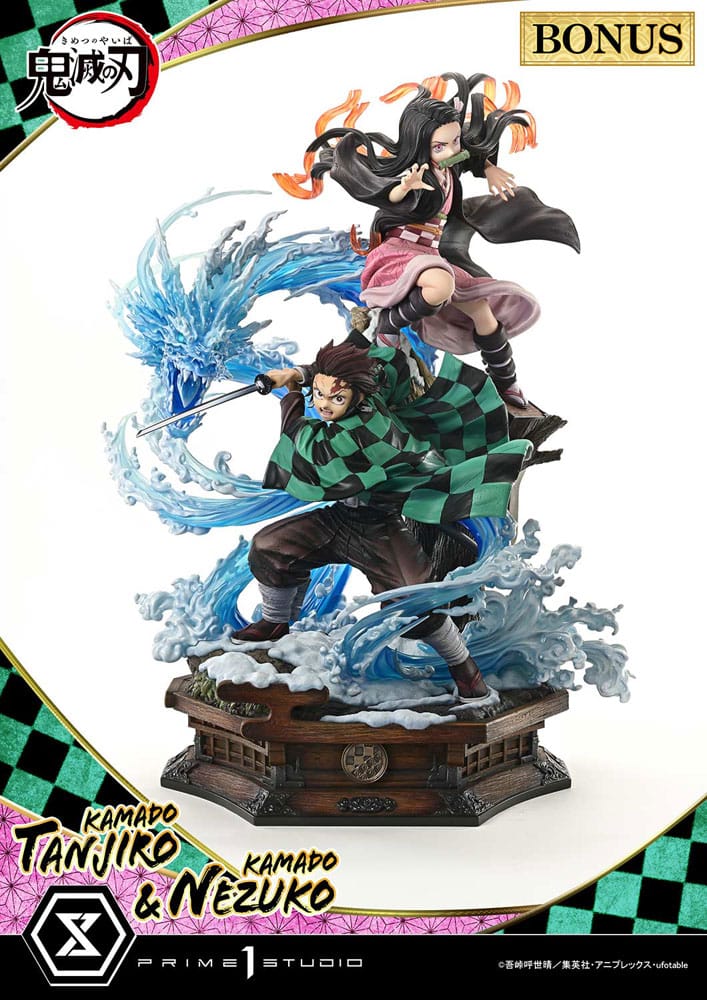 Demon Slayer: Kimetsu no Yaiba Concept Masterline Series Statue 1/6 Nezuko & Tanjiro Ultimate Bonus Ver. 56 cm