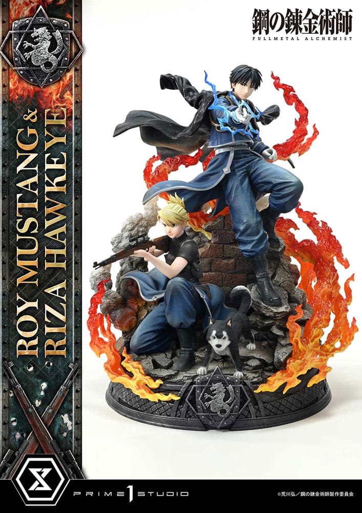 Fullmetal Alchemist Concept Masterline Statue 1/6 Roy Mustang &amp; Riza Hawkeye Regular Version 50 cm