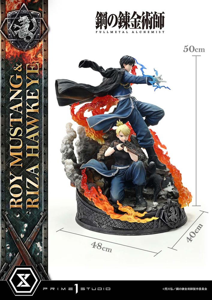 Fullmetal Alchemist Concept Masterline Statue 1/6 Roy Mustang &amp; Riza Hawkeye Regular Version 50 cm