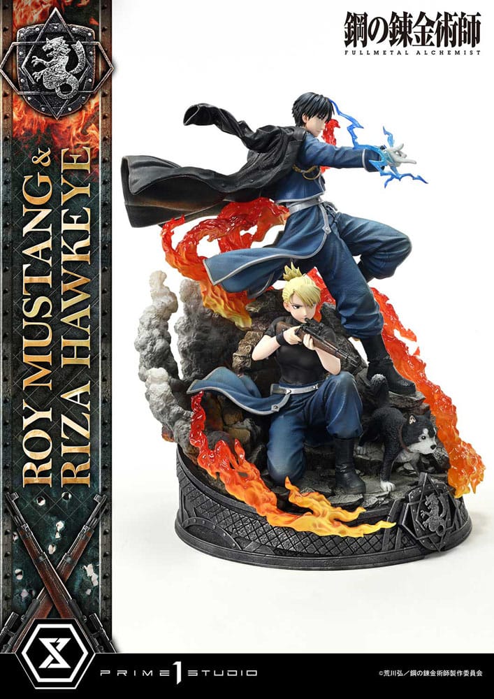 Fullmetal Alchemist Concept Masterline Statue 1/6 Roy Mustang &amp; Riza Hawkeye Regular Version 50 cm