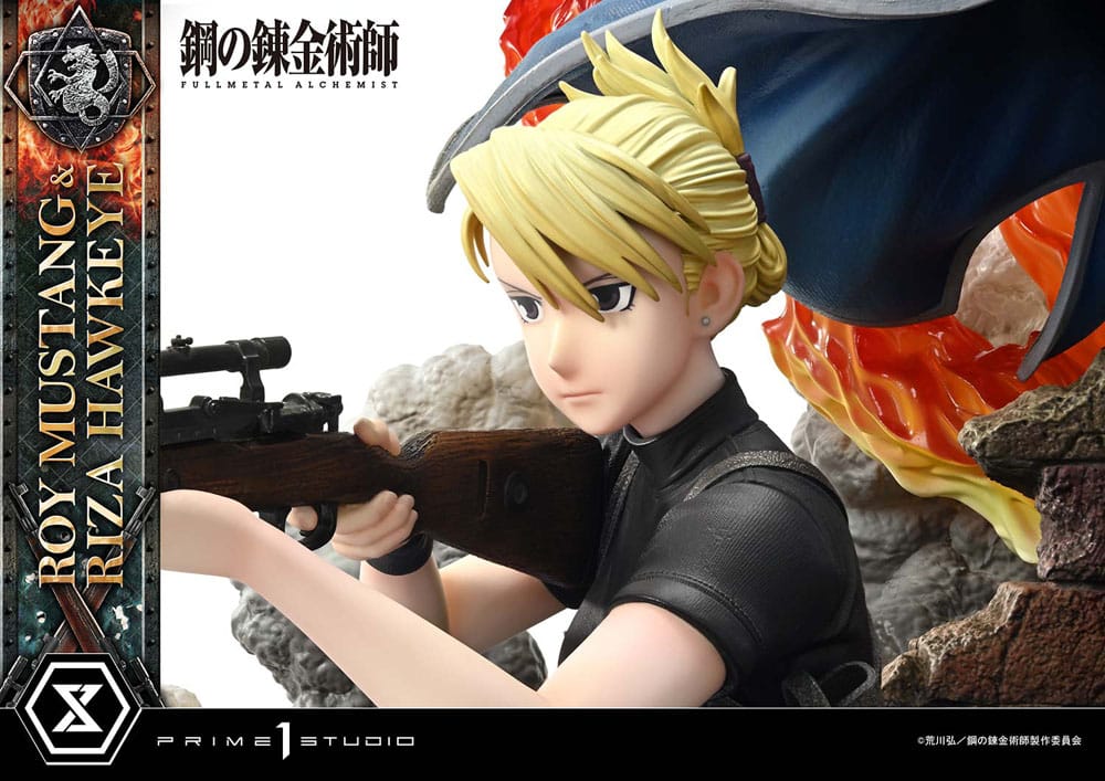 Fullmetal Alchemist Concept Masterline Statue 1/6 Roy Mustang &amp; Riza Hawkeye Regular Version 50 cm