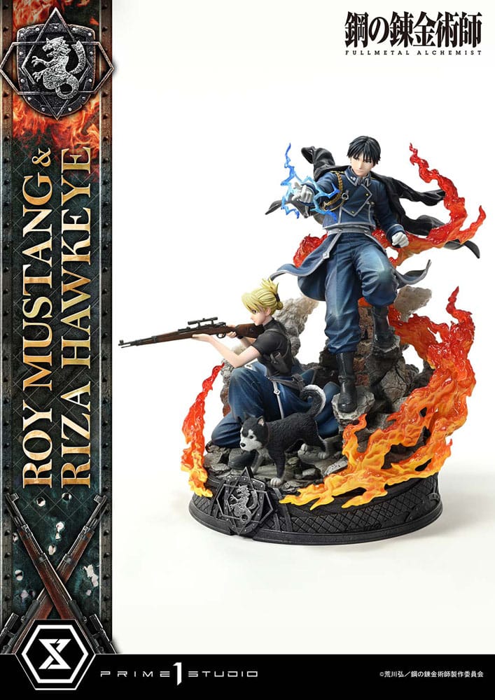 Fullmetal Alchemist Concept Masterline Statue 1/6 Roy Mustang &amp; Riza Hawkeye Regular Version 50 cm