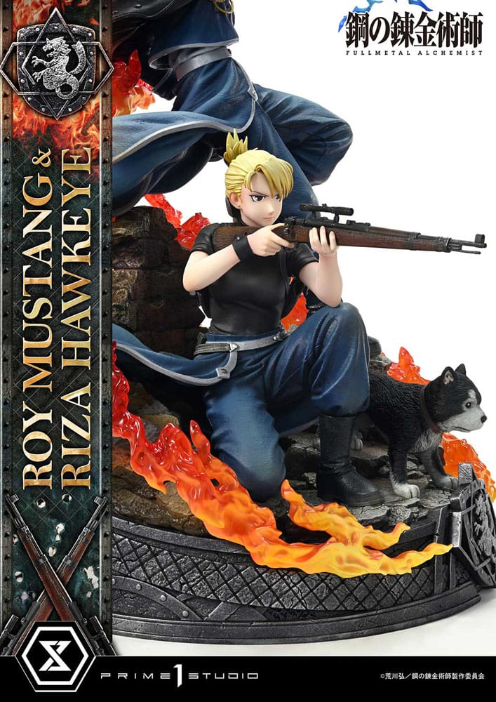 Fullmetal Alchemist Concept Masterline Statue 1/6 Roy Mustang &amp; Riza Hawkeye Regular Version 50 cm