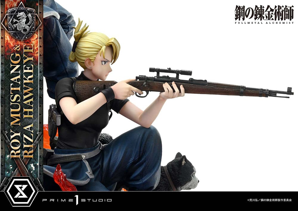 Fullmetal Alchemist Concept Masterline Statue 1/6 Roy Mustang &amp; Riza Hawkeye Regular Version 50 cm