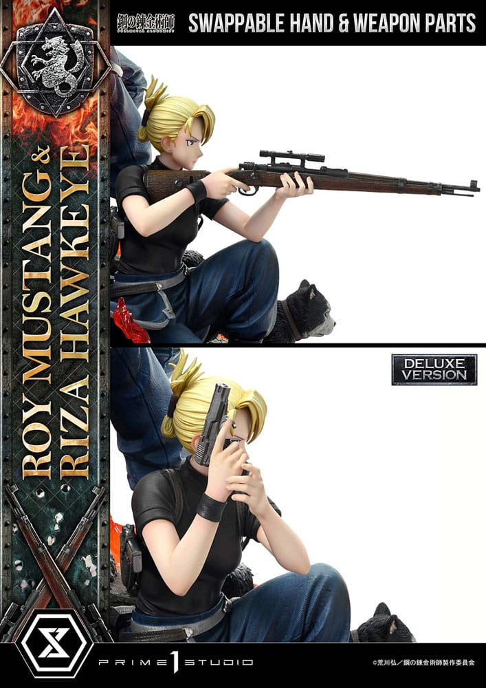 Fullmetal Alchemist Concept Masterline Statue 1/6 Roy Mustang &amp; Riza Hawkeye Deluxe Version 50 cm