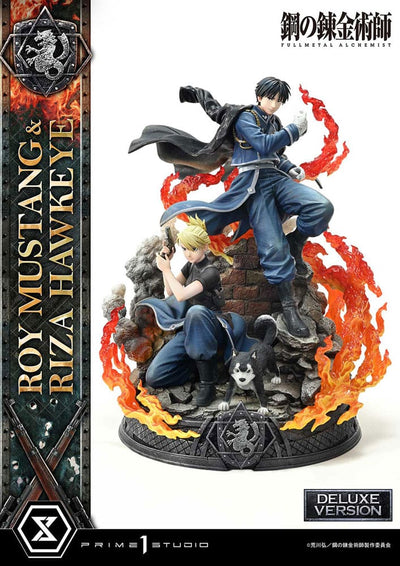 Fullmetal Alchemist Concept Masterline Statue 1/6 Roy Mustang &amp; Riza Hawkeye Deluxe Version 50 cm