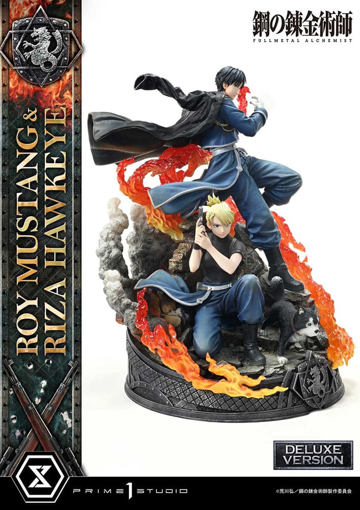 Fullmetal Alchemist Concept Masterline Statue 1/6 Roy Mustang &amp; Riza Hawkeye Deluxe Version 50 cm