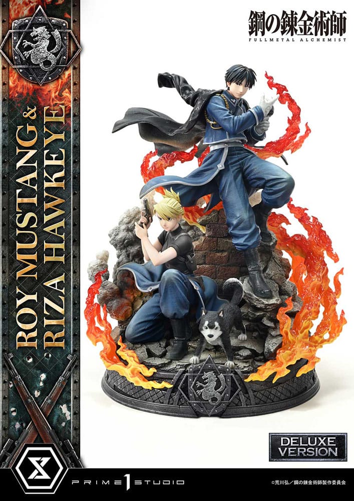 Fullmetal Alchemist Concept Masterline Statue 1/6 Roy Mustang &amp; Riza Hawkeye Deluxe Version 50 cm