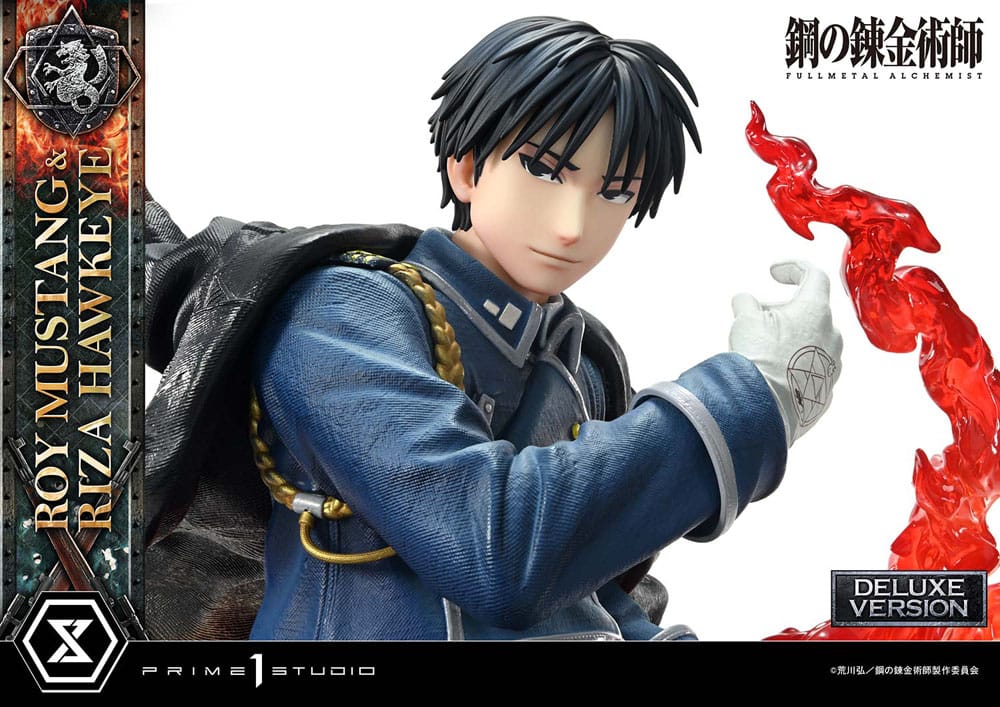 Fullmetal Alchemist Concept Masterline Statue 1/6 Roy Mustang &amp; Riza Hawkeye Deluxe Version 50 cm