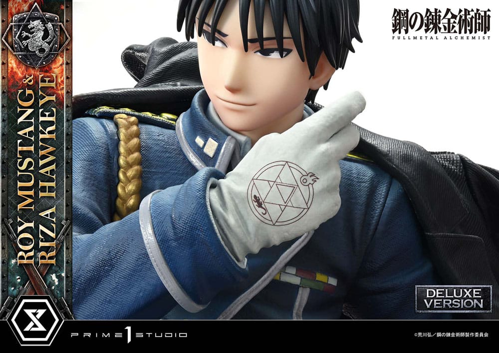 Fullmetal Alchemist Concept Masterline Statue 1/6 Roy Mustang &amp; Riza Hawkeye Deluxe Version 50 cm