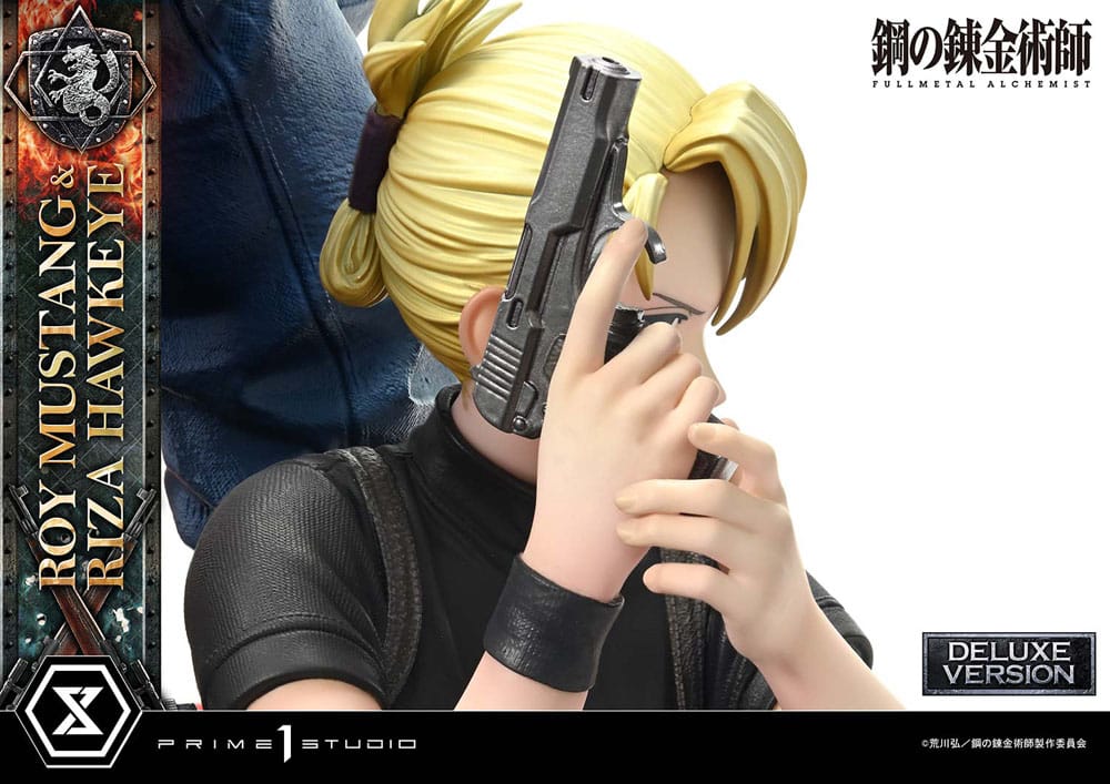 Fullmetal Alchemist Concept Masterline Statue 1/6 Roy Mustang &amp; Riza Hawkeye Deluxe Version 50 cm