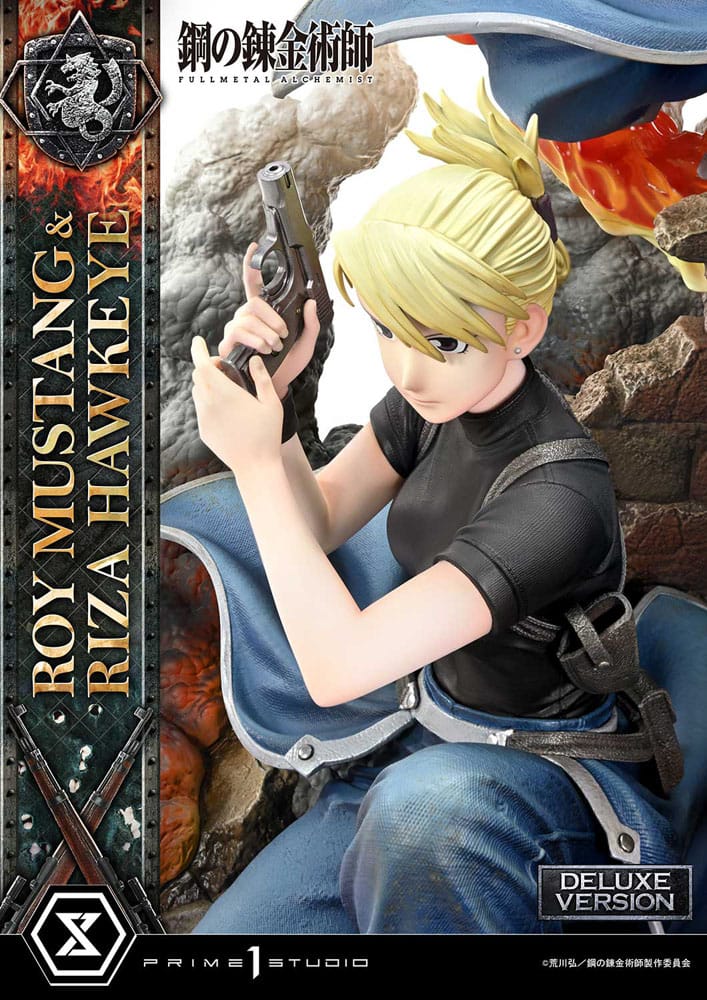 Fullmetal Alchemist Concept Masterline Statue 1/6 Roy Mustang &amp; Riza Hawkeye Deluxe Version 50 cm